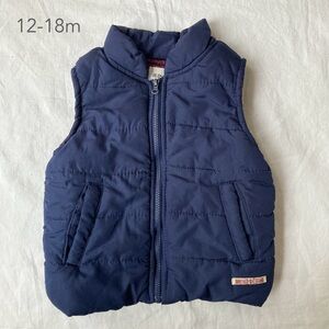 🪴5/$30 Hudson 12-18 Months Baby Toddler Blue Puff Vest Spring